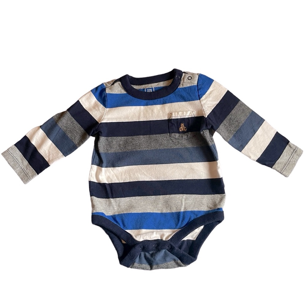 Baby GAP Striped Baby Boy Onesie